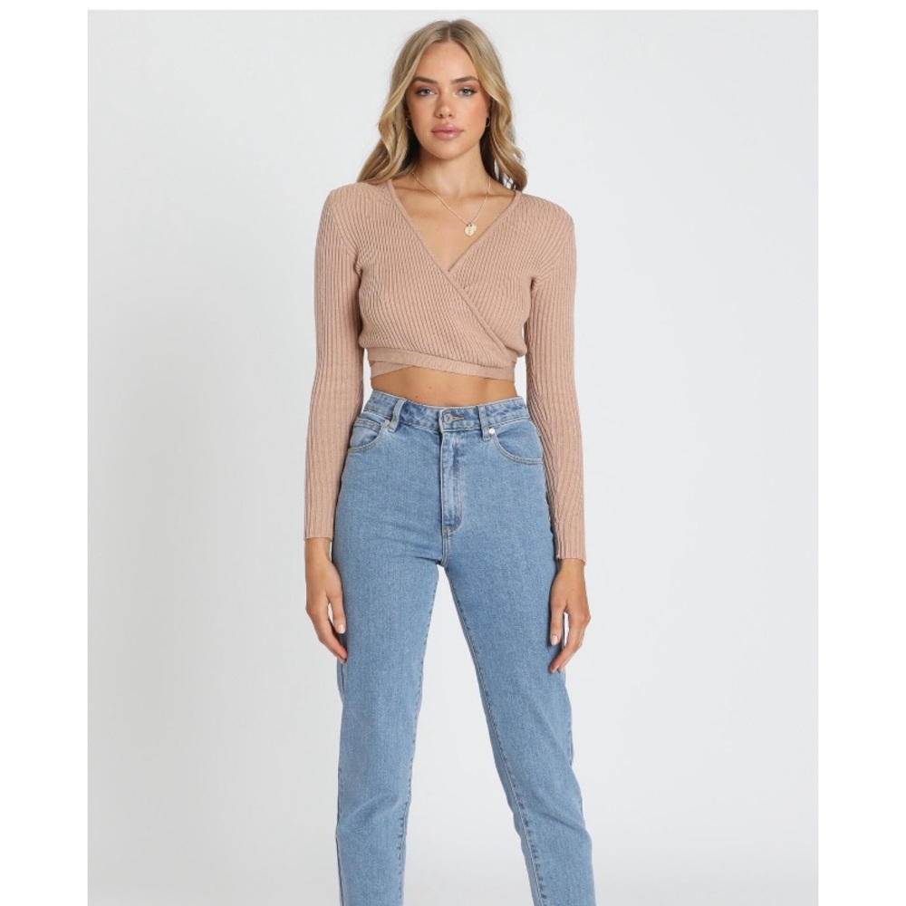SHOWPO Ribbed Knit Top In Mocha - Picture 7 of 8